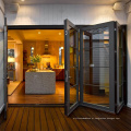 Design de porta dupla de vidro de alumínio pesado